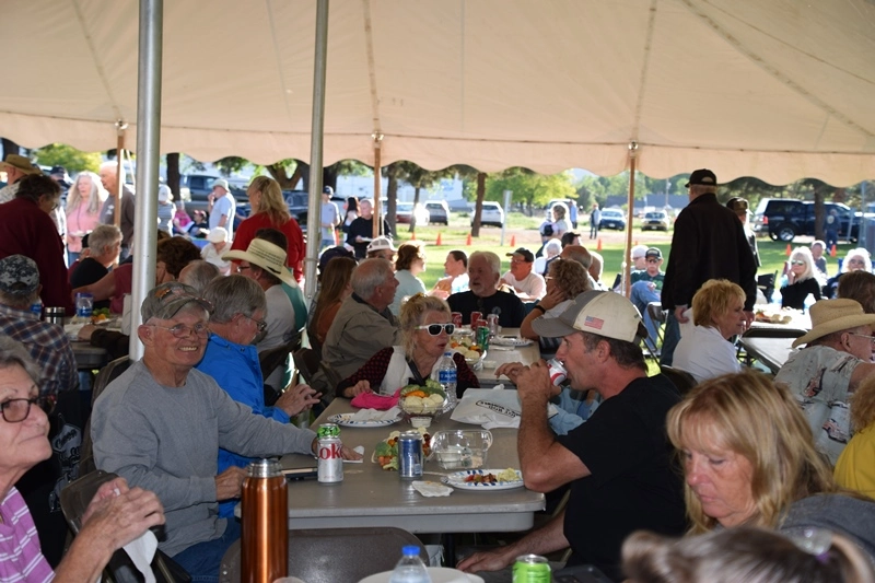 Diners at Friday Picnic